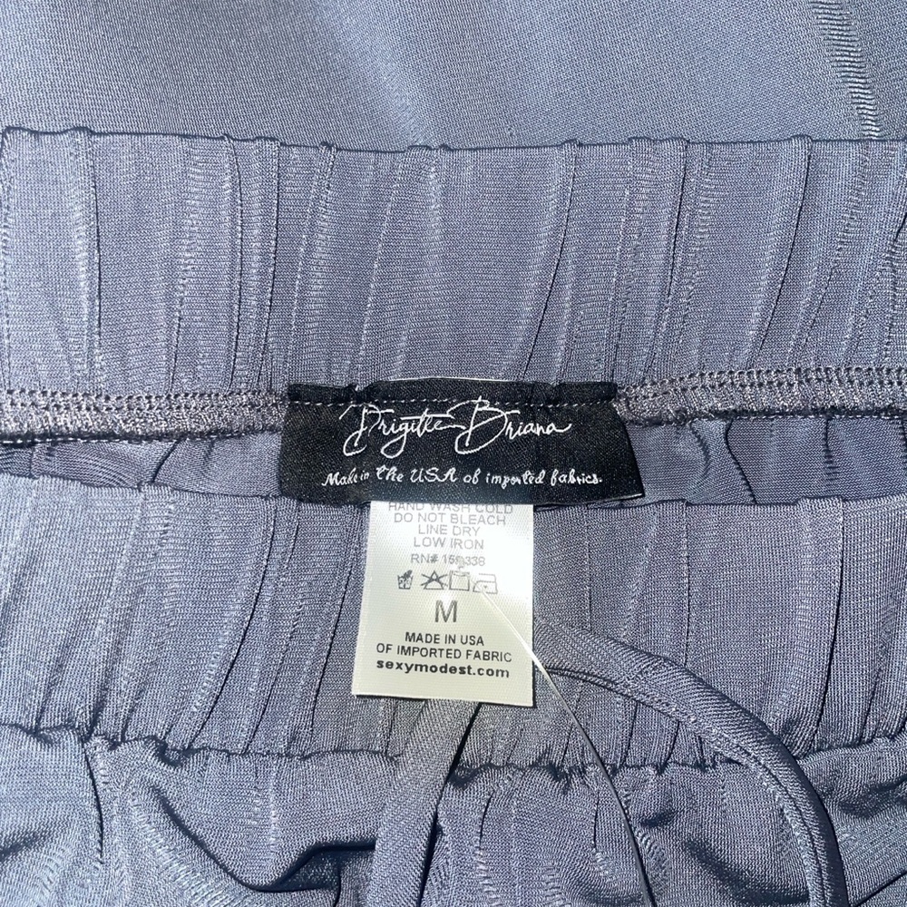 Brigitte Brianna Gray Casual Street Joggers NWT Size M - Picture 4 of 5